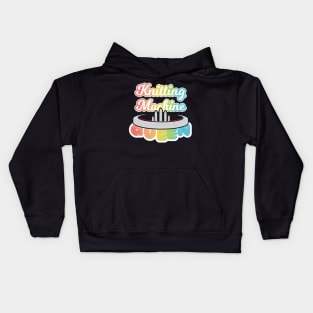 Knitting Machine Queen Kids Hoodie